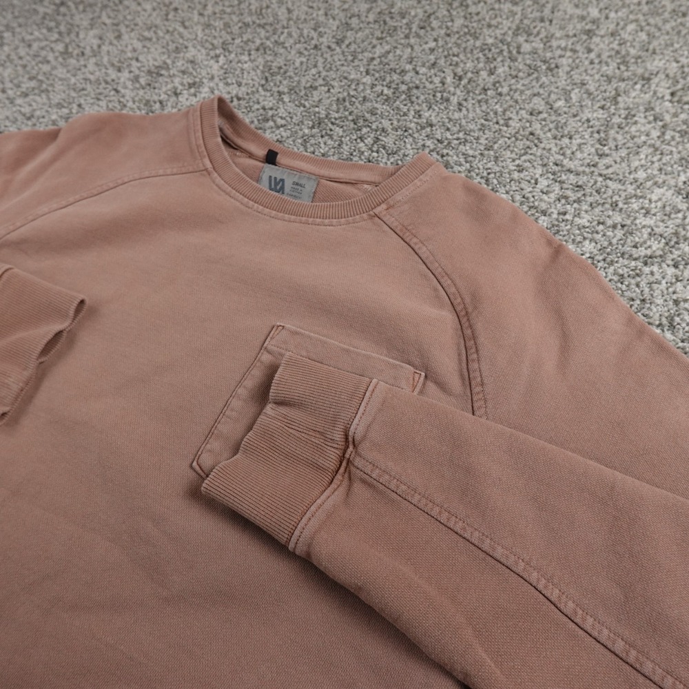 VRST Sweatshirt Mens S Terry Pullover Crewneck Sweater Pocket Casual Long Sleeve
